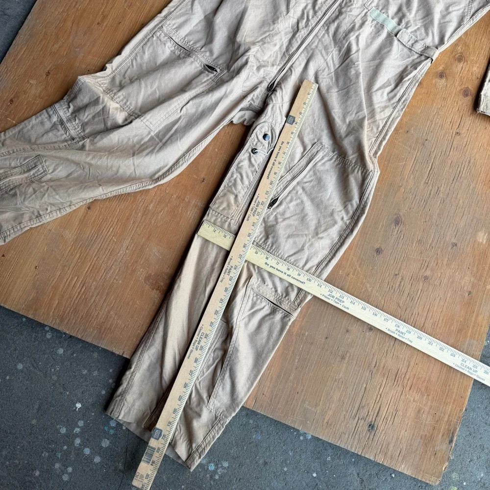 Carter Industries Men's Military CWU-27/P Nomex Flight Suit Tan Coveralls 46R